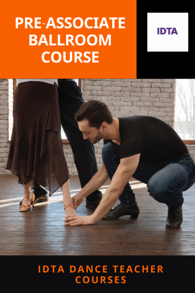 Dance Teachers correcting a pupils technique link to Pre-associate course